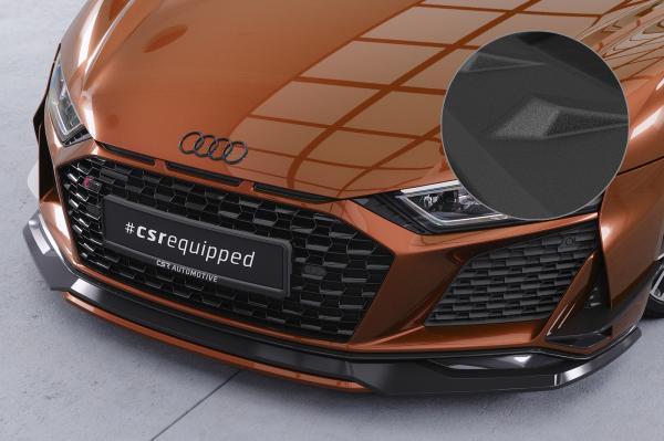 CSR Frontspoiler | Cup-Spoilerlippe mit ABE für Audi R8 (Typ 4S) CSL502-S schwarz matt strukturiert (keine Lackierung erforderlich)