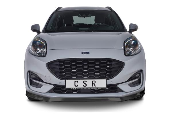 CSR Frontspoiler | Cup-Spoilerlippe mit ABE für Ford Puma ST-Line CSL504-S schwarz matt strukturiert (keine Lackierung erforderlich)