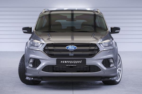CSR Frontspoiler | Cup-Spoilerlippe mit ABE für Ford Kuga 2 CSL507-L schwarz matt (Lackierung erforderlich)