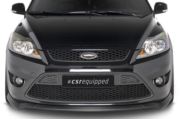 CSR Frontspoiler | Cup-Spoilerlippe mit ABE für Ford Focus MK2 ST CSL509-S schwarz matt strukturiert (keine Lackierung erforderlich)