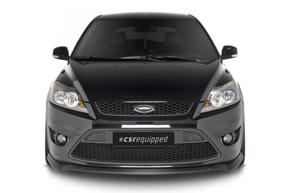 CSR Frontspoiler | Cup-Spoilerlippe mit ABE für Ford Focus MK2 ST CSL509-S schwarz matt strukturiert (keine Lackierung erforderlich)
