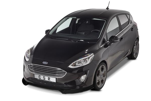 CSR Frontspoiler | Cup-Spoilerlippe mit ABE für Ford Fiesta MK8 CSL510-M Carbon Look matt strukturiert (keine Lackierung erforderlich)
