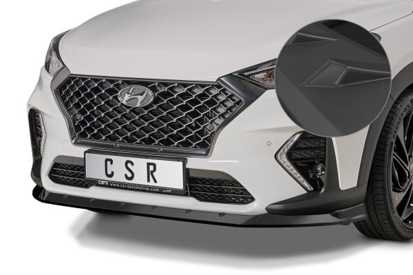 CSR Frontspoiler | Cup-Spoilerlippe mit ABE für Hyundai Tucson (TLE) N-Line CSL511-L schwarz matt (Lackierung erforderlich)