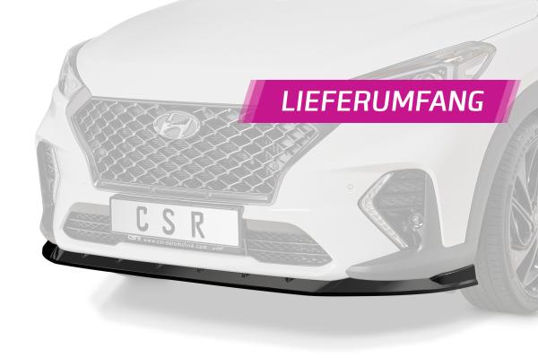CSR Frontspoiler | Cup-Spoilerlippe mit ABE für Hyundai Tucson (TLE) N-Line CSL511-S schwarz matt strukturiert (keine Lackierung erforderlich)