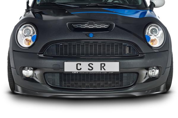 CSR Frontspoiler | Cup-Spoilerlippe mit ABE für Mini Cooper S  R56 CSL512-L schwarz matt (Lackierung erforderlich)