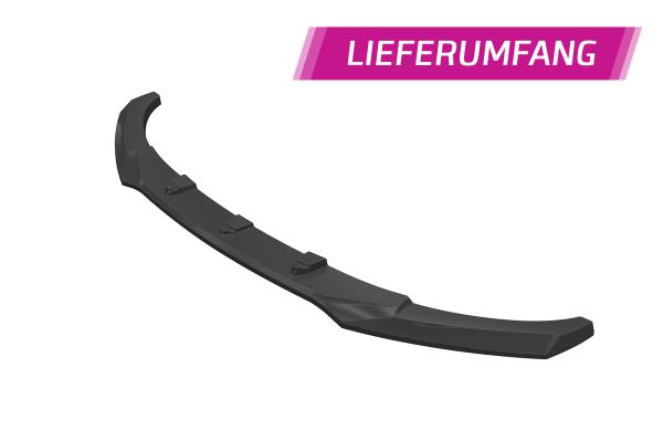 CSR Frontspoiler | Cup-Spoilerlippe mit ABE für BMW 2er (F22/F23) M-Paket CSL514-L schwarz matt (Lackierung erforderlich)