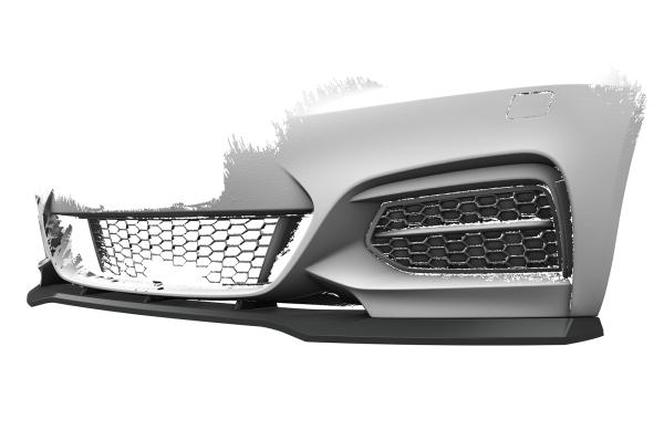 CSR Frontspoiler | Cup-Spoilerlippe mit ABE für BMW 2er (F22/F23) M-Paket CSL514-L schwarz matt (Lackierung erforderlich)