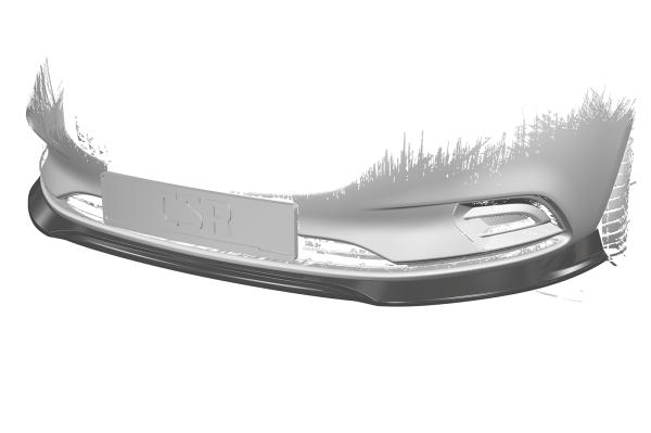 CSR Frontspoiler | Cup-Spoilerlippe mit ABE für Opel Corsa E CSL516-L schwarz matt (Lackierung erforderlich)