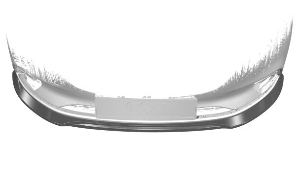 CSR Frontspoiler | Cup-Spoilerlippe mit ABE für Opel Corsa E CSL516-L schwarz matt (Lackierung erforderlich)