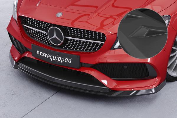 CSR Frontspoiler | Cup-Spoilerlippe mit ABE für Mercedes-Benz CLA 117 AMG-Line CSL522-L Lackierung erforderlich (schwarz matt)