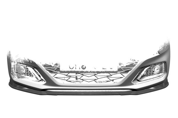 CSR Frontspoiler | Cup-Spoilerlippe mit ABE für Hyundai i10 (3. Gen) N-Line CSL525-G Glossy schwarz Hochglanz (keine Lackierung erforderlich)