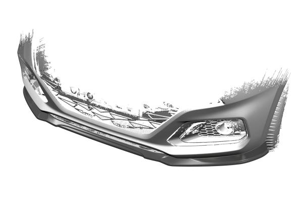 CSR Frontspoiler | Cup-Spoilerlippe mit ABE für Hyundai i10 (3. Gen) N-Line CSL525-G Glossy schwarz Hochglanz (keine Lackierung erforderlich)