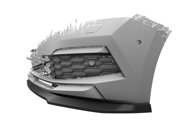 CSR Frontspoiler | Cup-Spoilerlippe mit ABE für Skoda Kamiq CSL527-M Carbon Look matt strukturiert (keine Lackierung erforderlich)