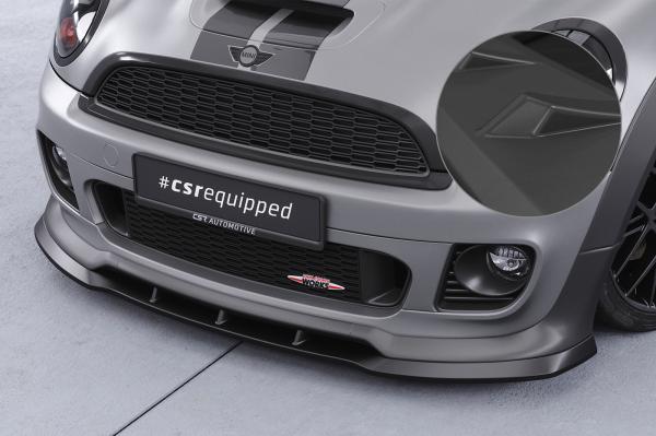 CSR Frontspoiler | Cup-Spoilerlippe mit ABE für Mini Cooper Coupe JCW (R58/R59) CSL529-L schwarz matt (Lackierung erforderlich)