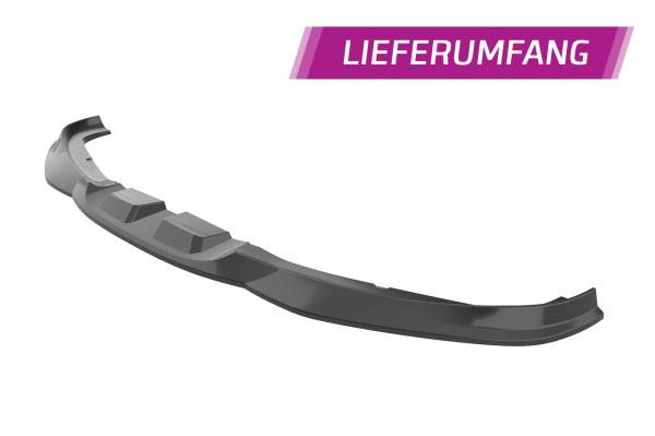 CSR Frontspoiler | Cup-Spoilerlippe mit ABE für BMW 3er (E90/E91) Limousine und Touring CSL536-M Carbon Look matt strukturiert (keine Lackierung erforderlich)