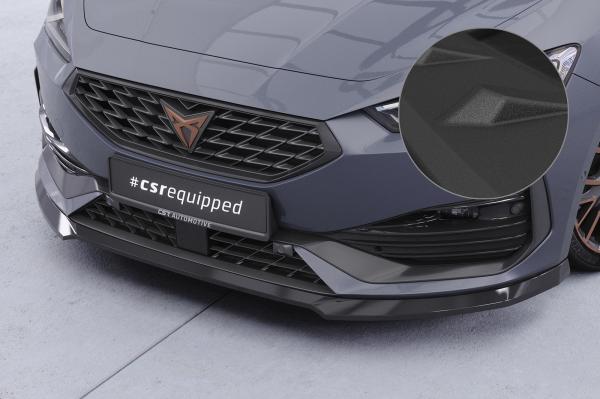 CSR Frontspoiler | Cup-Spoilerlippe mit ABE für Cupra Leon 4 (Typ KL) CSL544-S schwarz matt strukturiert (keine Lackierung erforderlich)
