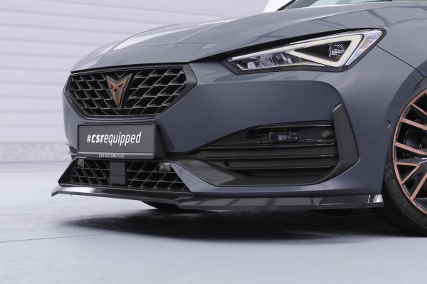 CSR Frontspoiler | Cup-Spoilerlippe mit ABE für Cupra Leon 4 (Typ KL) CSL544-L schwarz matt (Lackierung erforderlich)