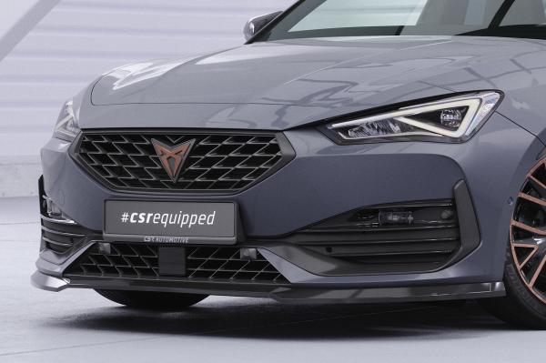 CSR Frontspoiler | Cup-Spoilerlippe mit ABE für Cupra Leon 4 (Typ KL) CSL544-L schwarz matt (Lackierung erforderlich)
