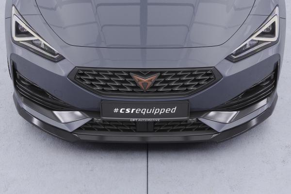 CSR Frontspoiler | Cup-Spoilerlippe mit ABE für Cupra Leon 4 (Typ KL) CSL544-L schwarz matt (Lackierung erforderlich)