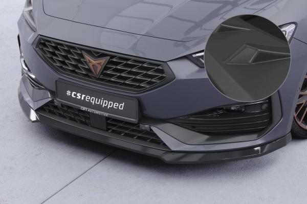 CSR Frontspoiler | Cup-Spoilerlippe mit ABE für Cupra Leon 4 (Typ KL) CSL544-L schwarz matt (Lackierung erforderlich)