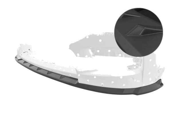 CSR Frontspoiler | Cup-Spoilerlippe mit ABE für BMW X1 E84 M-Paket CSL547-L schwarz matt (Lackierung erforderlich)