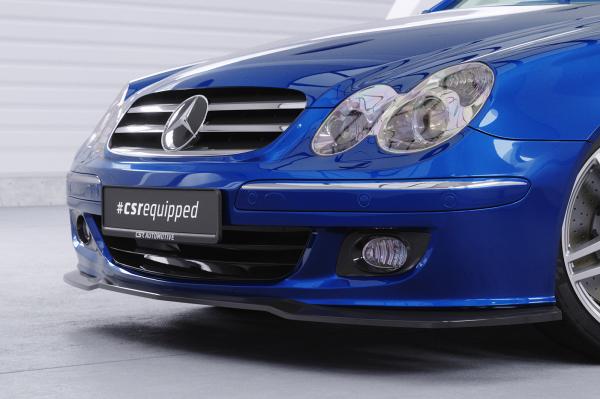 CSR Frontspoiler | Cup-Spoilerlippe mit ABE für Mercedes-Benz CLK A209 / C209 CSL550-L schwarz matt (Lackierung erforderlich)