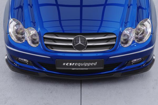 CSR Frontspoiler | Cup-Spoilerlippe mit ABE für Mercedes-Benz CLK A209 / C209 CSL550-L schwarz matt (Lackierung erforderlich)