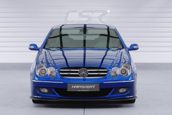 CSR Frontspoiler | Cup-Spoilerlippe mit ABE für Mercedes-Benz CLK A209 / C209 CSL550-L schwarz matt (Lackierung erforderlich)