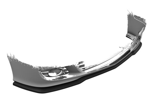 CSR Frontspoiler | Cup-Spoilerlippe mit ABE für Mercedes-Benz CLK A209 / C209 CSL550-L schwarz matt (Lackierung erforderlich)