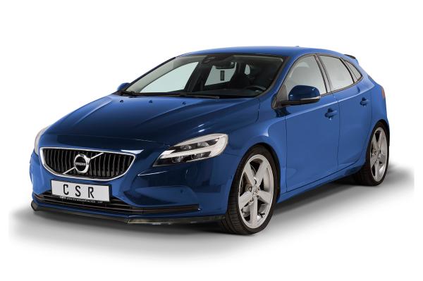 CSR Frontspoiler | Cup-Spoilerlippe mit ABE für Volvo V40 CSL556-S schwarz matt strukturiert (keine Lackierung erforderlich)