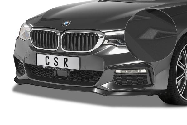 CSR Frontspoiler | Cup-Spoilerlippe mit ABE für BMW 5er G30/G31 M-Paket CSL564-S schwarz matt strukturiert (keine Lackierung erforderlich)