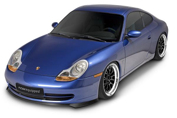 CSR Frontspoiler | Cup-Spoilerlippe mit ABE für Porsche 911/996 CSL565-G Glossy schwarz glänzend (keine Lackierung erforderlich)