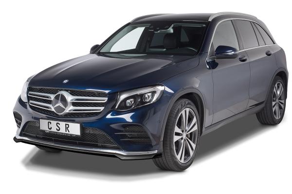 CSR Frontspoiler | Cup-Spoilerlippe mit ABE für Mercedes-Benz GLC (X253/C253) AMG-Line CSL571 Glossy schwarz Hochglanz (keine Lackierung erforderlich)