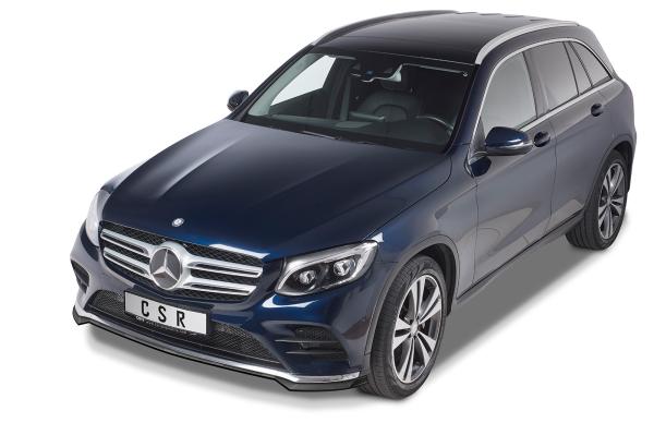 CSR Frontspoiler | Cup-Spoilerlippe mit ABE für Mercedes-Benz GLC (X253/C253) AMG-Line CSL571 Glossy schwarz Hochglanz (keine Lackierung erforderlich)