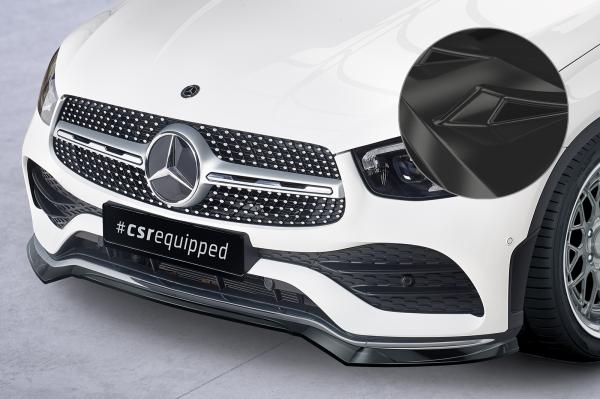 CSR Frontspoiler | Cup-Spoilerlippe mit ABE für Mercedes-Benz GLC (C253/X253) AMG-Line CSL573-G Glossy schwarz Hochglanz (keine Lackierung erforderlich)