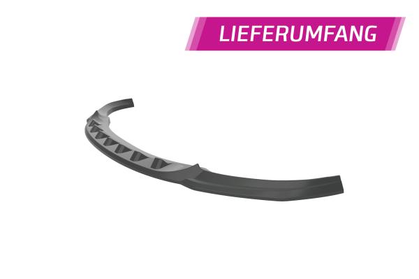 CSR Frontspoiler | Cup-Spoilerlippe mit ABE für BMW X2 F39 M-Paket CSL574-L schwarz matt (Lackierung erforderlich)
