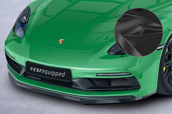CSR Frontspoiler | Cup-Spoilerlippe mit ABE für Porsche 718 Cayman/Boxster GTS 4.0 (982) CSL575-G Glossy schwarz glänzend (keine Lackierung erforderlich)
