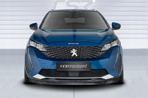 CSR Frontspoiler | Cup-Spoilerlippe mit ABE für Peugeot 5008 (2.Gen) CSL582-L schwarz matt (Lackierung erforderlich)