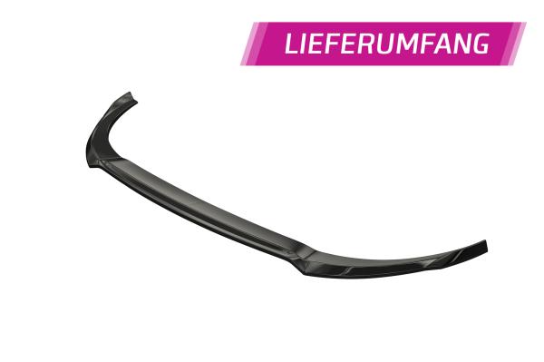 CSR Frontspoiler | Cup-Spoilerlippe mit ABE für Kia Rio 4 (YB) Facelift CSL586-L schwarz matt (Lackierung erforderlich)