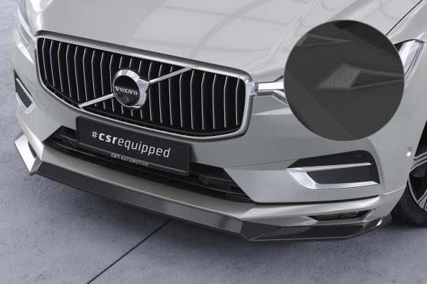 CSR Frontspoiler | Cup-Spoilerlippe mit ABE für Volvo XC60 II (SPA) CSL587-S schwarz matt strukturiert (keine Lackierung erforderlich)