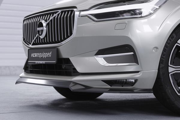 CSR Frontspoiler | Cup-Spoilerlippe mit ABE für Volvo XC60 II (SPA) CSL587-S schwarz matt strukturiert (keine Lackierung erforderlich)
