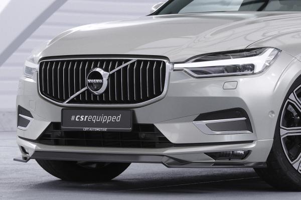 CSR Frontspoiler | Cup-Spoilerlippe mit ABE für Volvo XC60 II (SPA) CSL587-S schwarz matt strukturiert (keine Lackierung erforderlich)