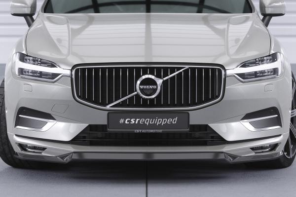 CSR Frontspoiler | Cup-Spoilerlippe mit ABE für Volvo XC60 II (SPA) CSL587-S schwarz matt strukturiert (keine Lackierung erforderlich)