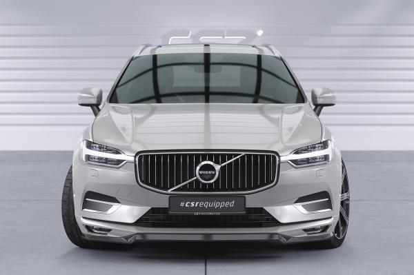 CSR Frontspoiler | Cup-Spoilerlippe mit ABE für Volvo XC60 II (SPA) CSL587-S schwarz matt strukturiert (keine Lackierung erforderlich)