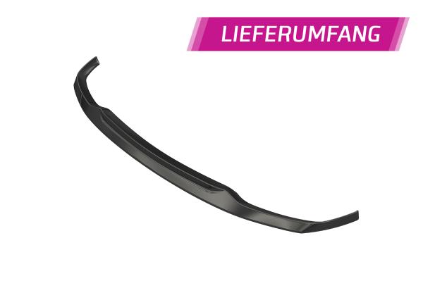 CSR Frontspoiler | Cup-Spoilerlippe mit ABE für BMW X6 (G06) M-Paket / M50i CSL589-L schwarz matt (Lackierung erforderlich)
