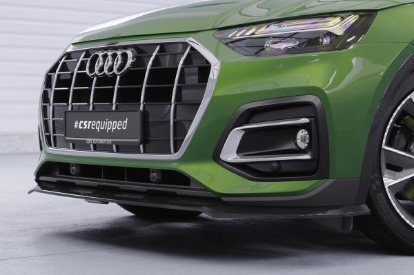 CSR Frontspoiler | Cup-Spoilerlippe mit ABE für Audi Q5 (FY/FYT) CSL590-L schwarz matt (Lackierung erforderlich)