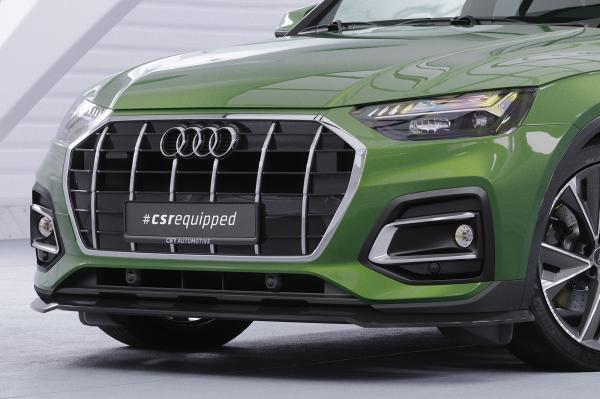 CSR Frontspoiler | Cup-Spoilerlippe mit ABE für Audi Q5 (FY/FYT) CSL590-L schwarz matt (Lackierung erforderlich)