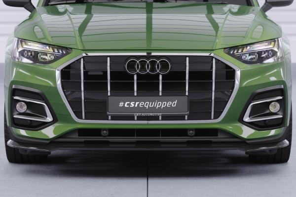 CSR Frontspoiler | Cup-Spoilerlippe mit ABE für Audi Q5 (FY/FYT) CSL590-L schwarz matt (Lackierung erforderlich)