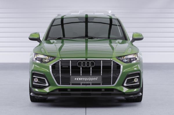 CSR Frontspoiler | Cup-Spoilerlippe mit ABE für Audi Q5 (FY/FYT) CSL590-L schwarz matt (Lackierung erforderlich)