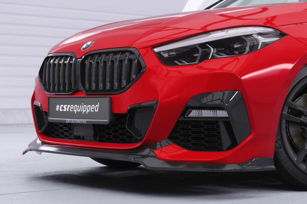 CSR Frontspoiler | Cup-Spoilerlippe mit ABE für BMW 2er (F44) M-Sport / M235 CSL593-L schwarz matt (Lackierung erforderlich)